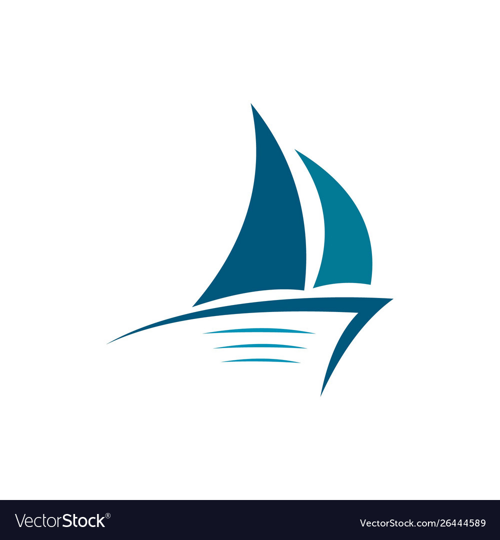 Boat logo template Royalty Free Vector Image - VectorStock