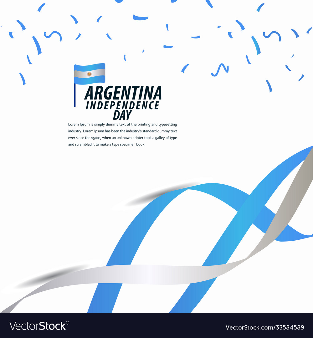 Happy argentina independence day celebration