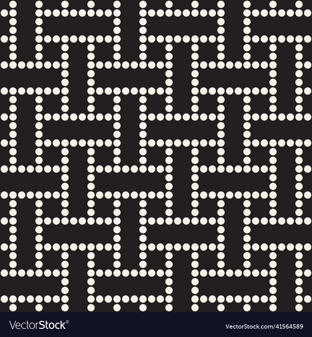 Seamless pattern repeating geometric elements vector image Seamless pattern repeating geometric elements
