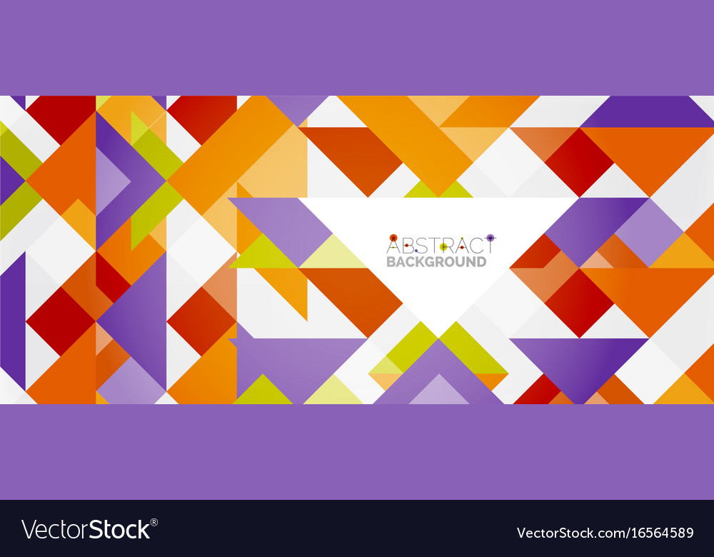 Triangle pattern design background