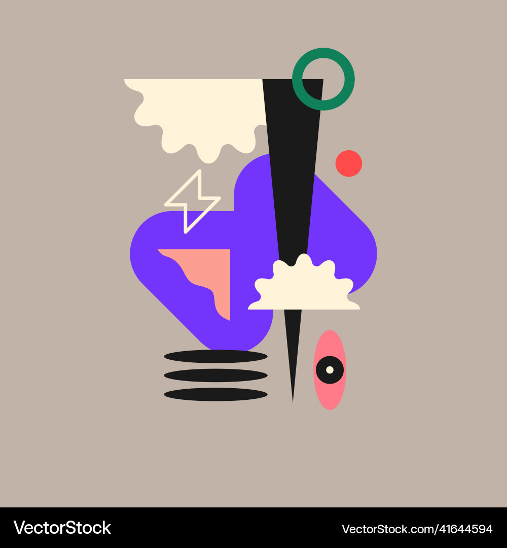 A modern background with abstract elements Vector Image