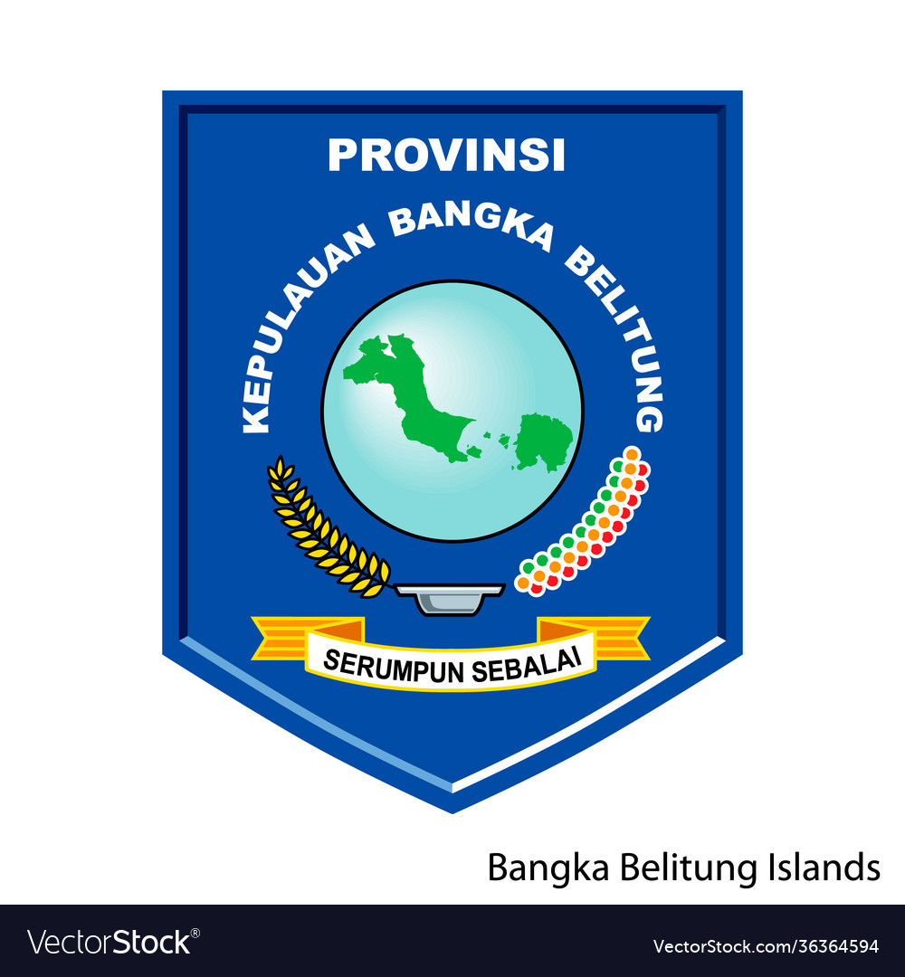 Coat arms bangka belitung islands