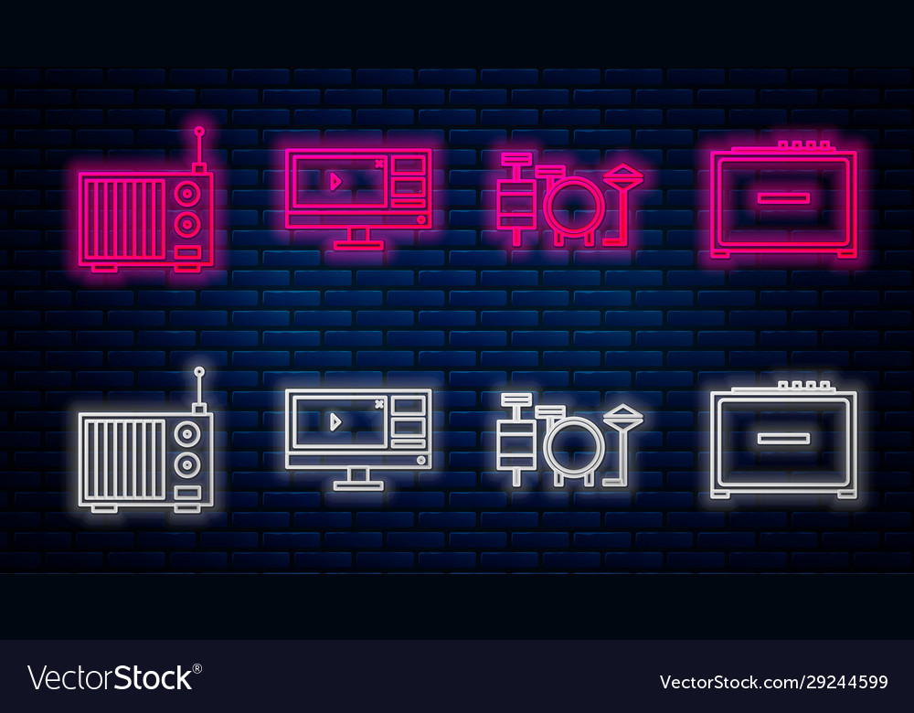 Set line video recorder or editor software