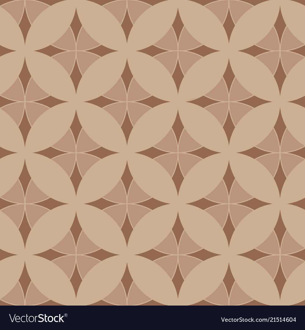 Abstract geometric seamless print pattern