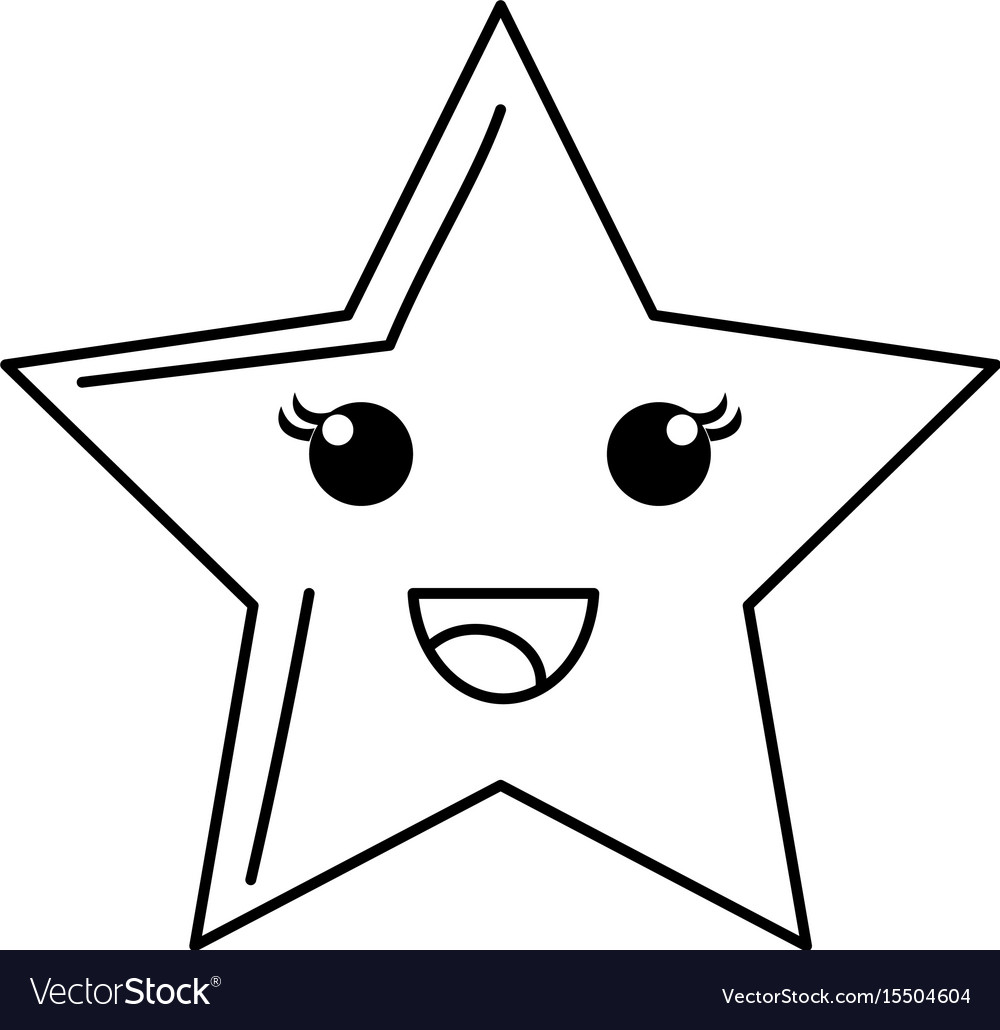 Happy sky star Royalty Free Vector Image - VectorStock