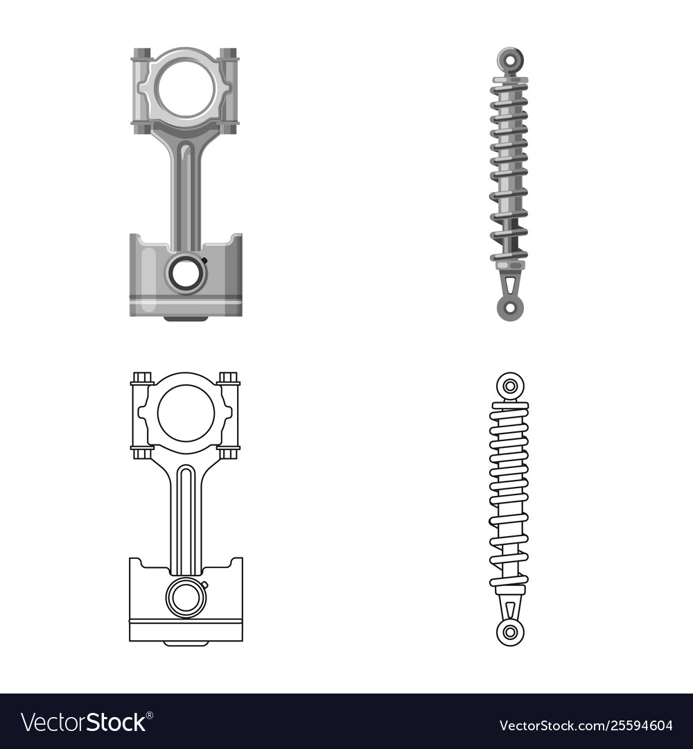 Isolated object auto and part symbol set