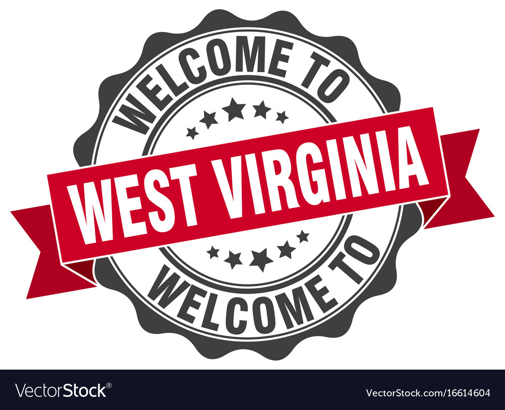 West virginia round ribbon seal