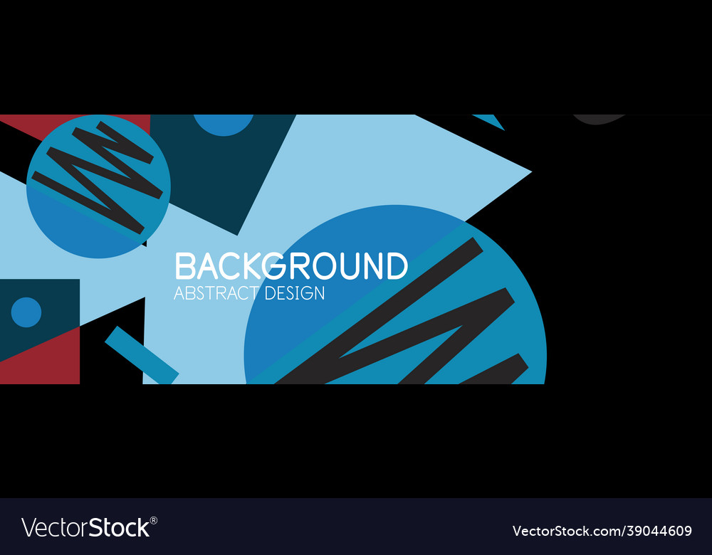 Abstract background with blocks lines geometric Vector Image