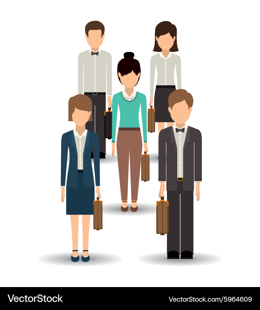 Teamwork design Royalty Free Vector Image - VectorStock