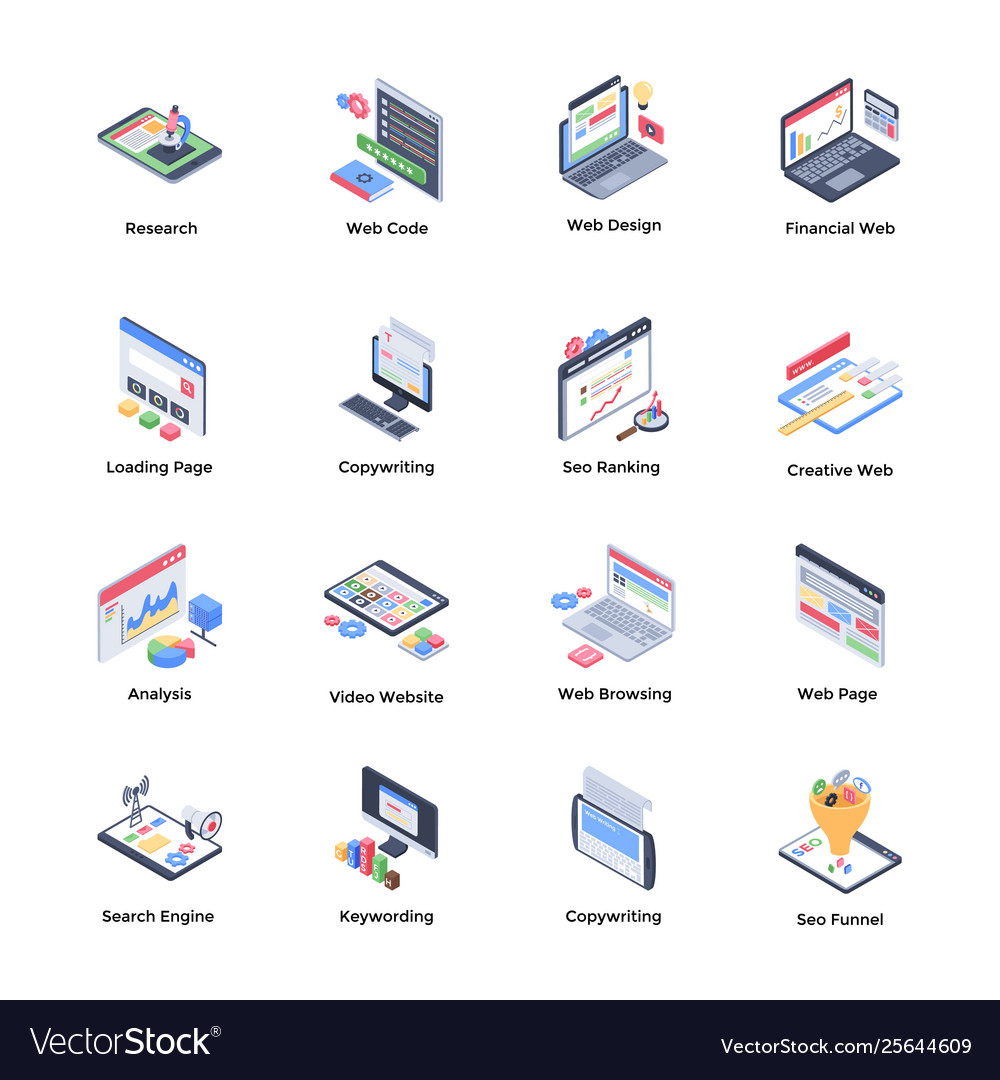 Web development isometric