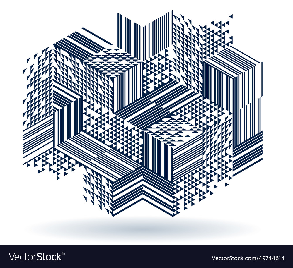 Abstract geometric background created with 3d vector image Abstract geometric background created with 3d
