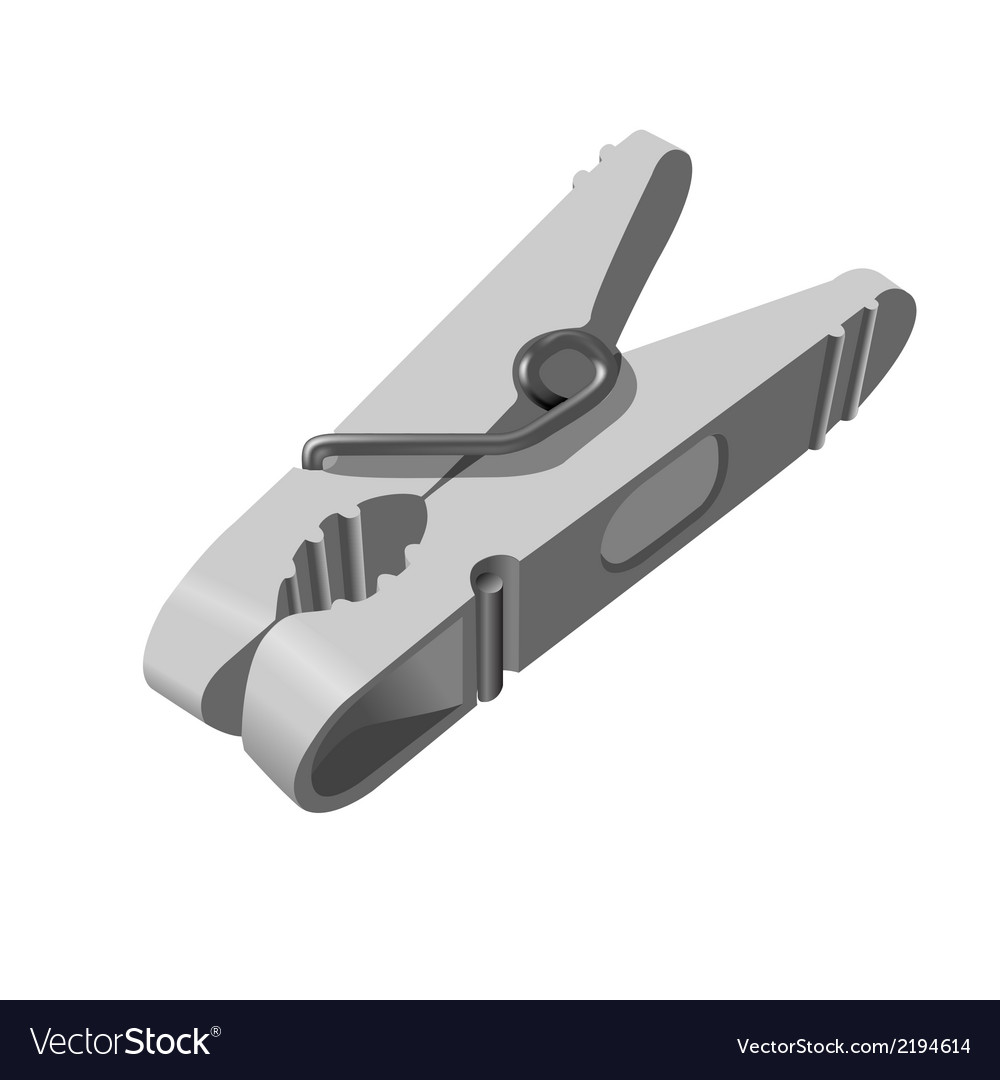 clothespin royalty free vector image vectorstock