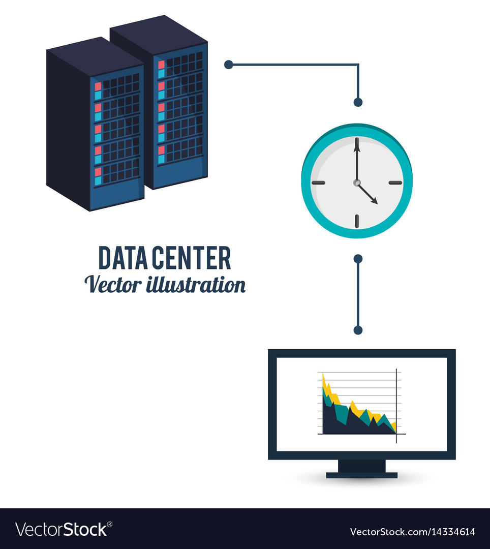 Data center clock computer information transfer