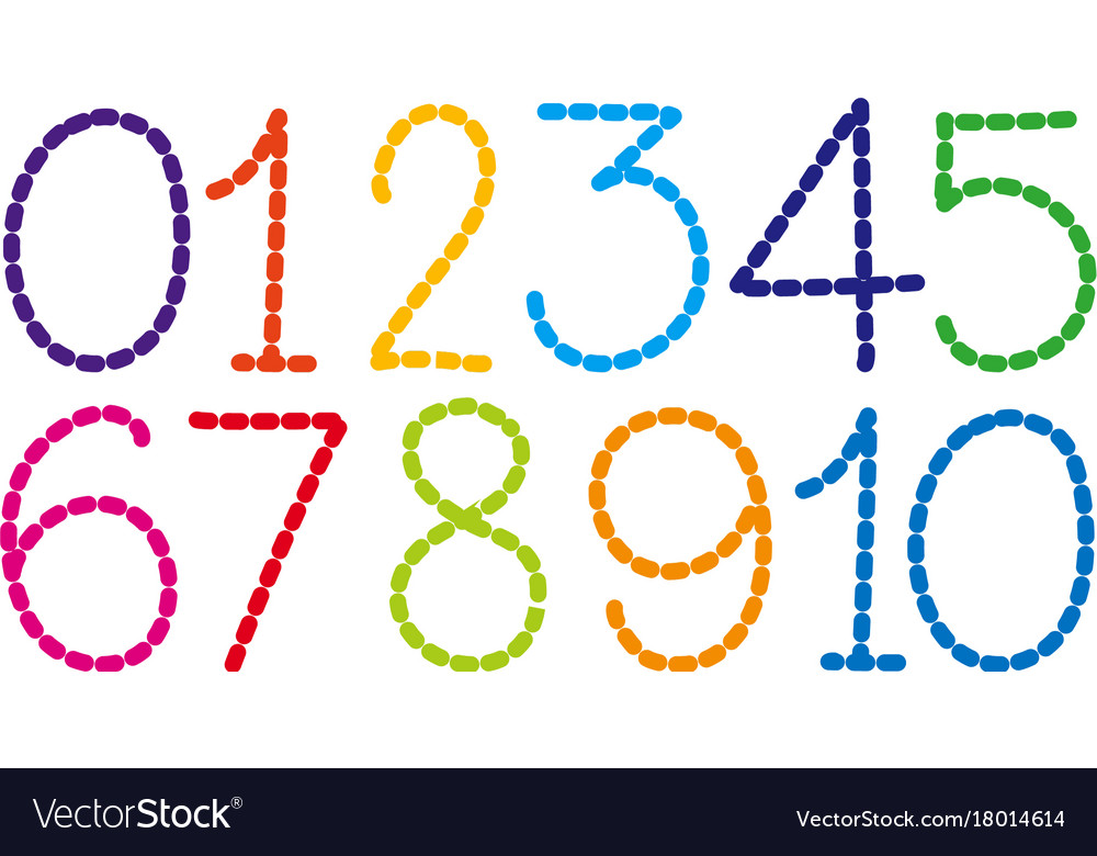 Font design for numbers