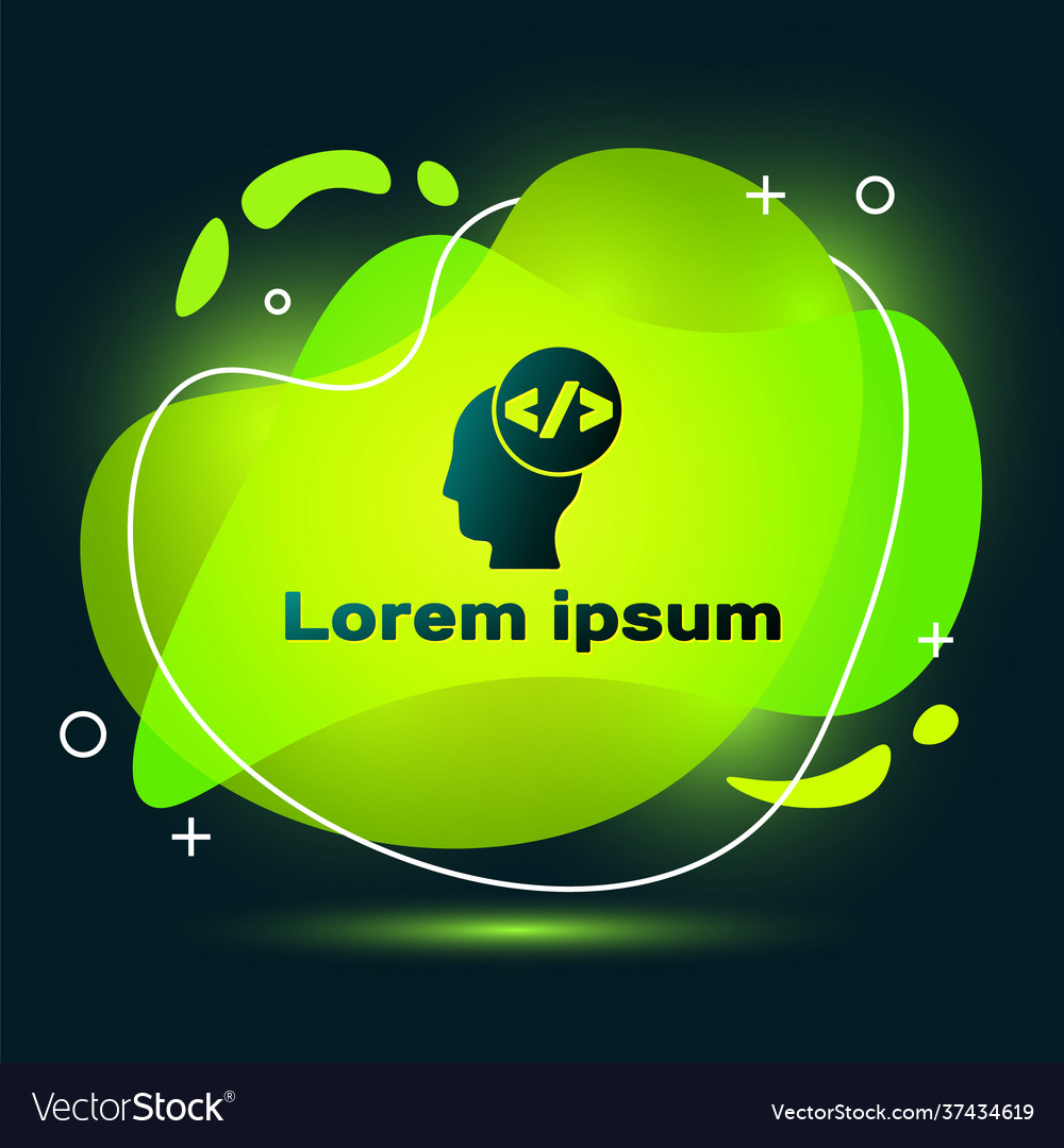 Black web design and front end development icon vector image Black web design and front end development icon