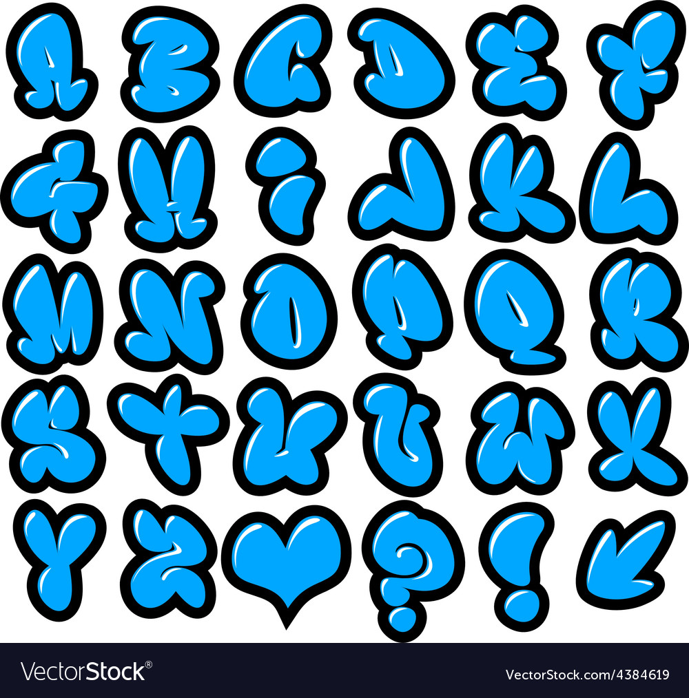 bubble letters font symbols