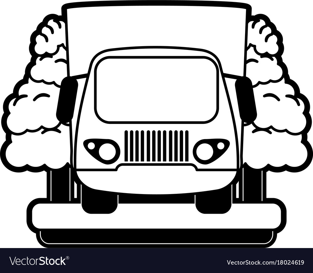Truck frontview icon image