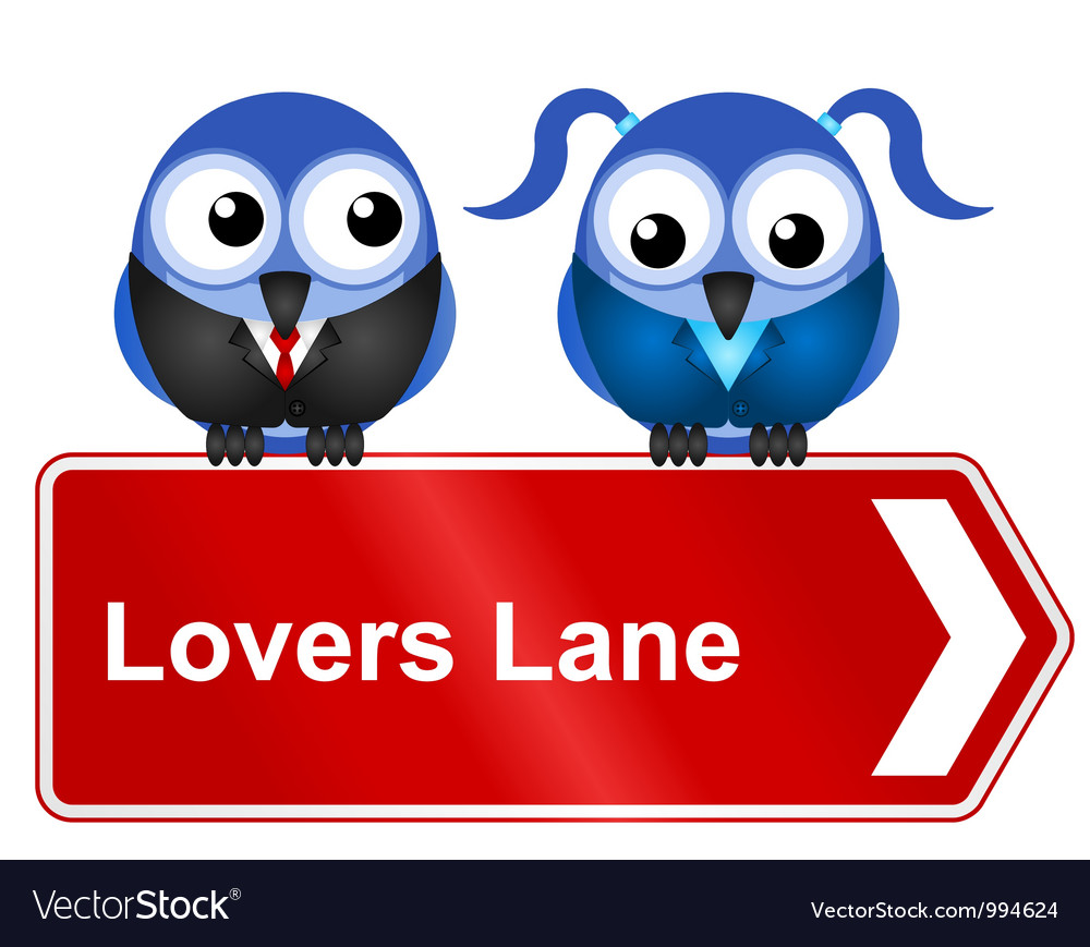 Romantic Lovers Lane Sign