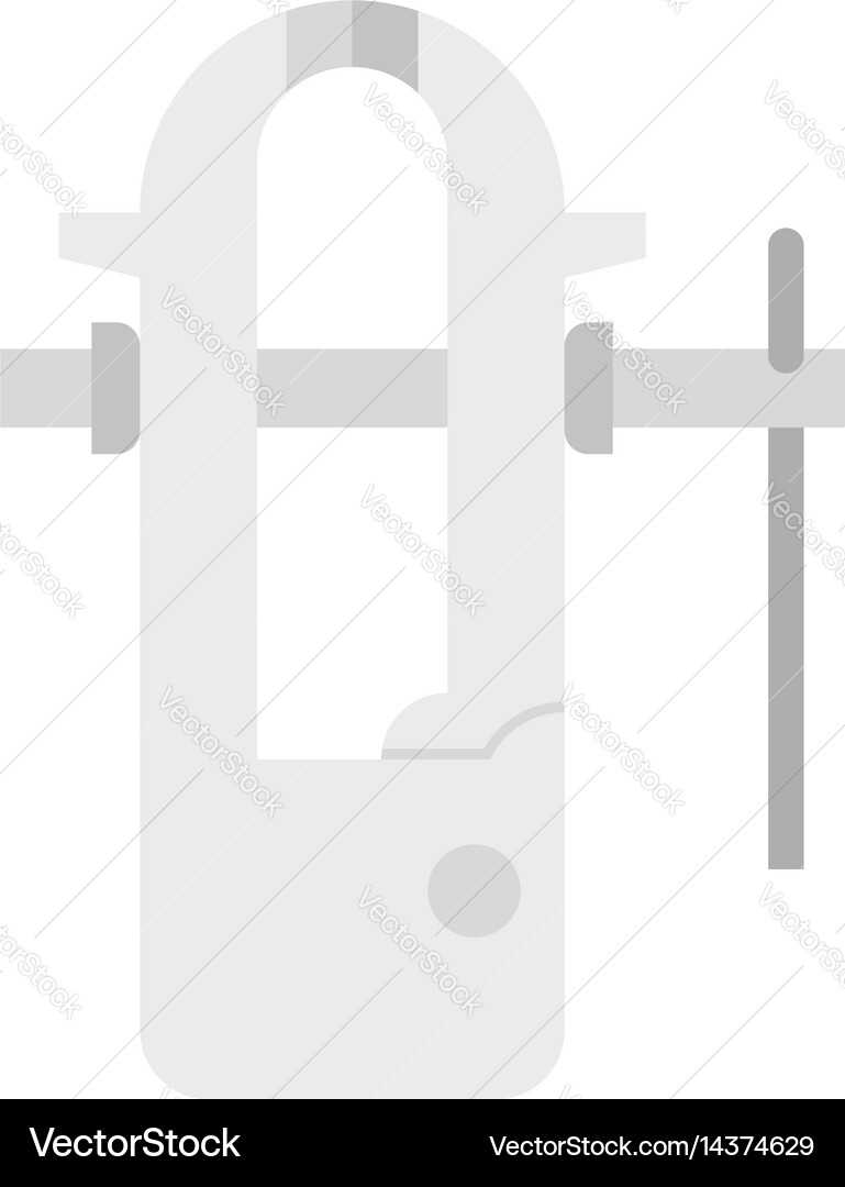Blacksmiths vice icon isolated Royalty Free Vector Image