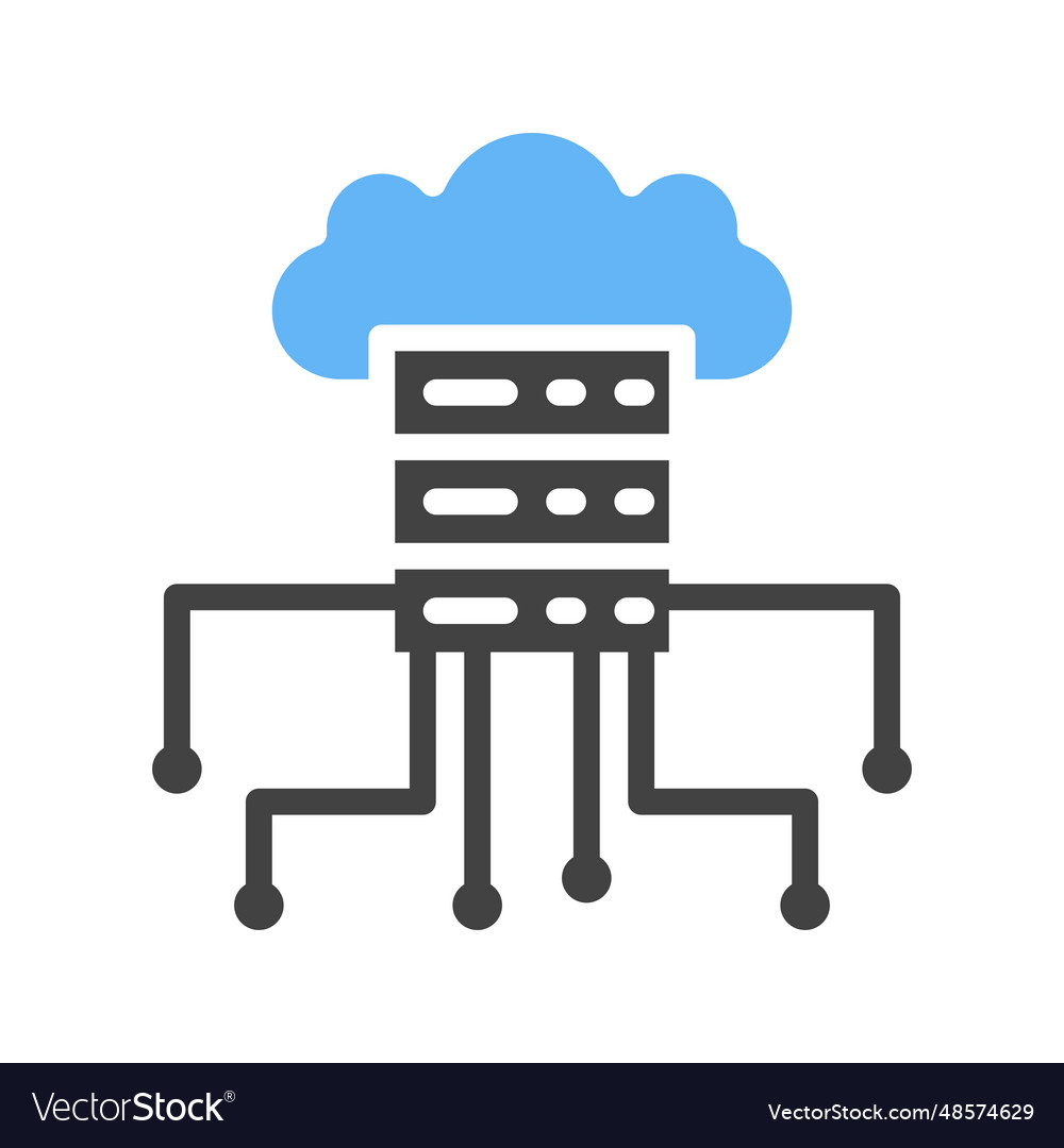 Cloud computing icon image