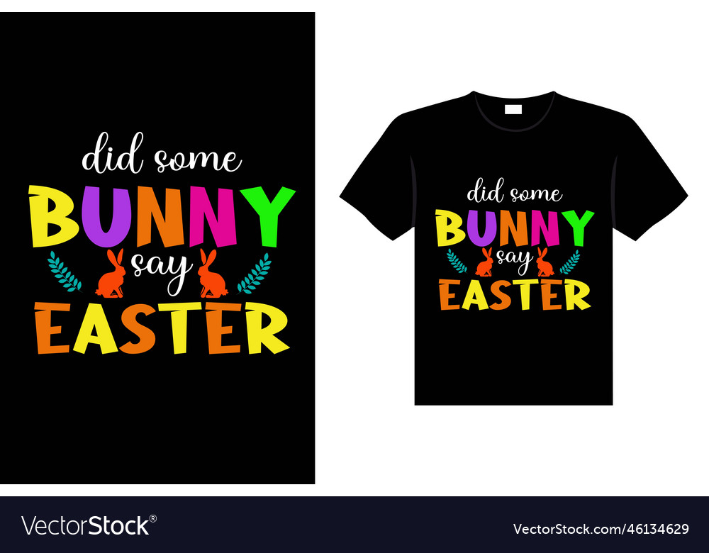 Did some bunny say easter Royalty Free Vector Image