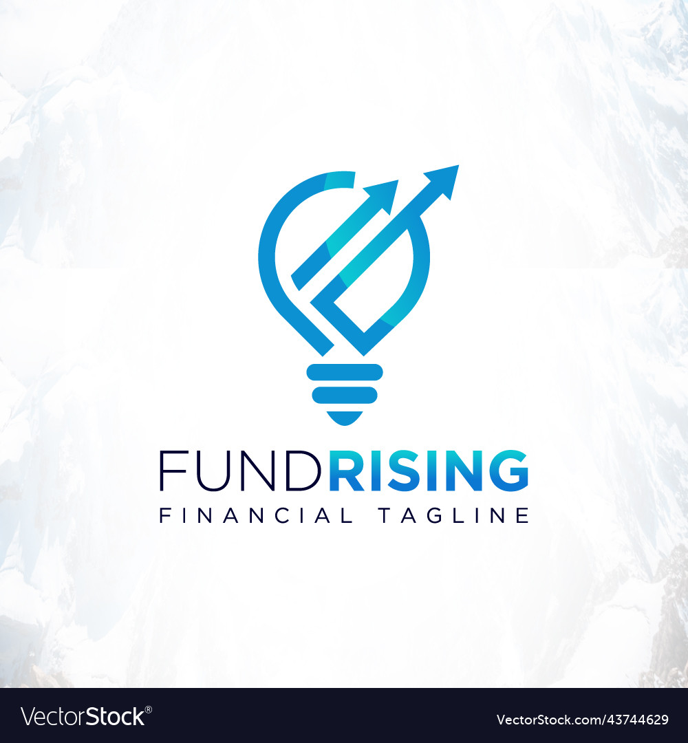 Fund rising business idea logo