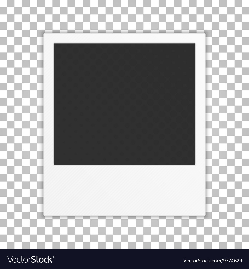 Realistic photo frame Royalty Free Vector Image