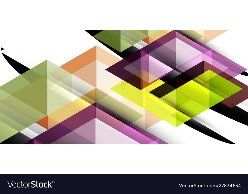Abstract triangle pattern colorful backdrop vector image Abstract triangle pattern colorful backdrop