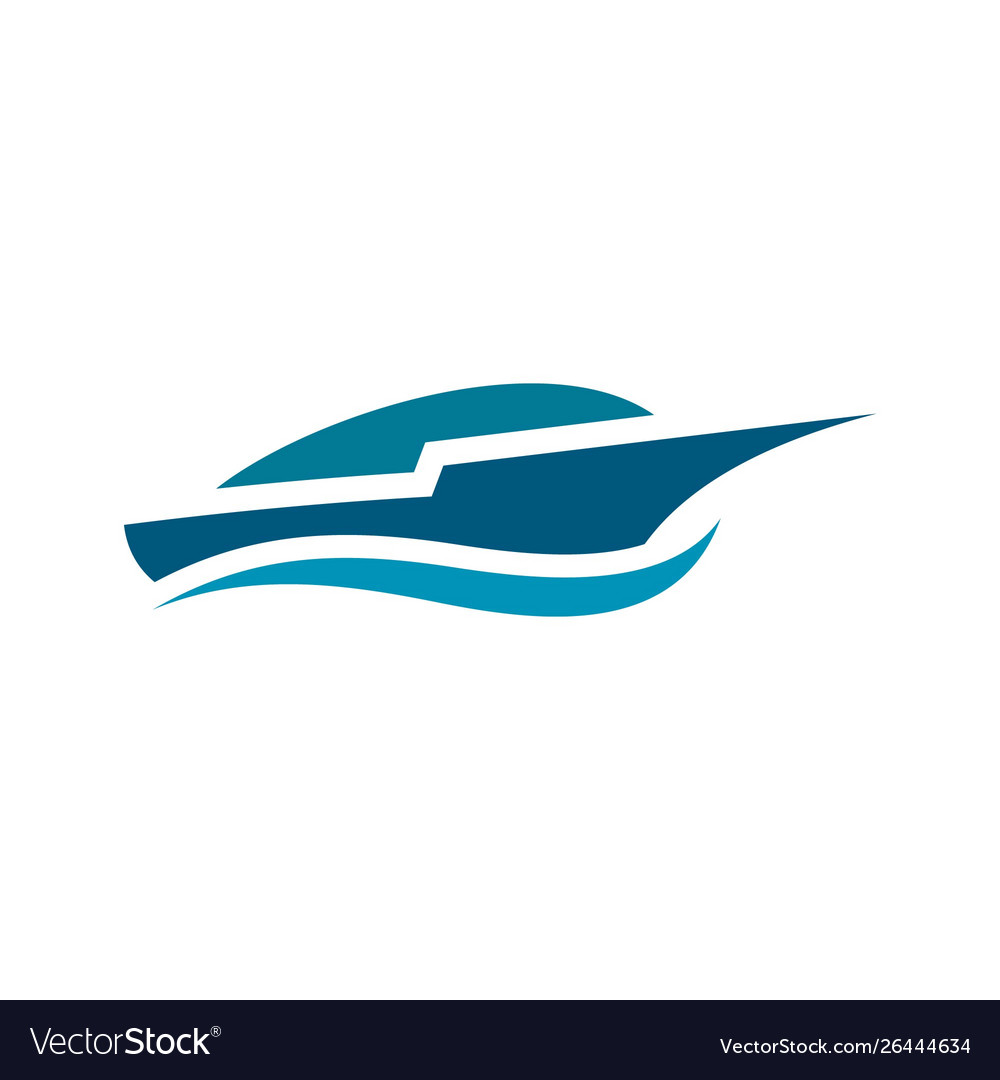 Boat Logo Template Royalty Free Vector Image - Vectorstock