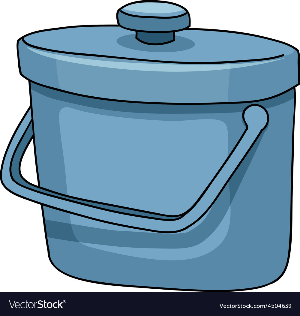 Ice bucket Royalty Free Vector Image - VectorStock