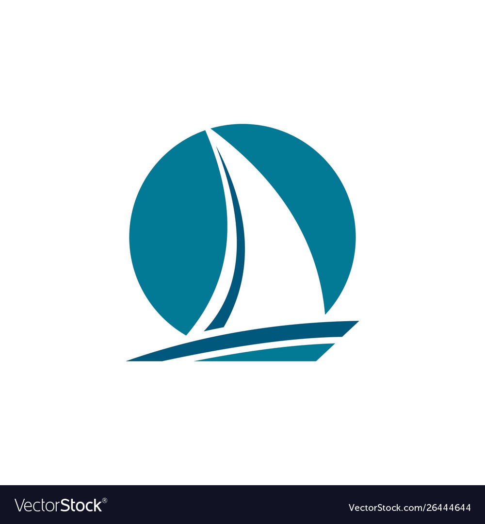 Boat logo template Royalty Free Vector Image - VectorStock