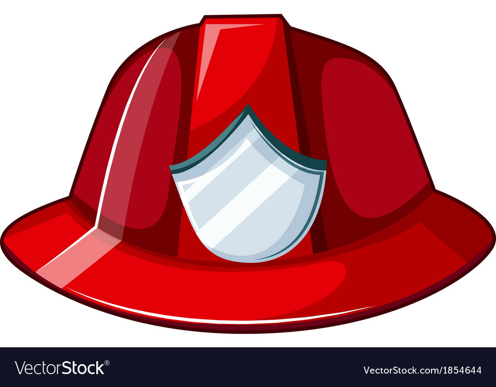 Fire helmet Royalty Free Vector Image - VectorStock