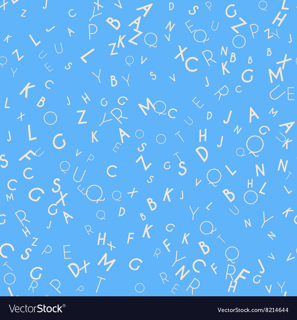 Random Letters Seamless Pattern Royalty Free Vector Image Random Letters Seamless Pattern Royalty Free Vector Image