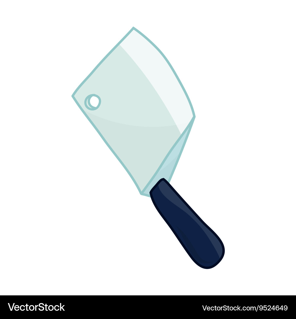 Cleaver knife Royalty Free Vector Image - VectorStock