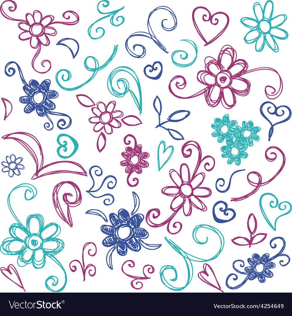 Doodles design elements