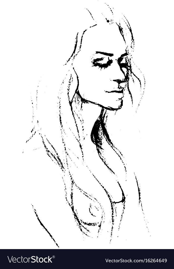 Naked Girl Drawing
