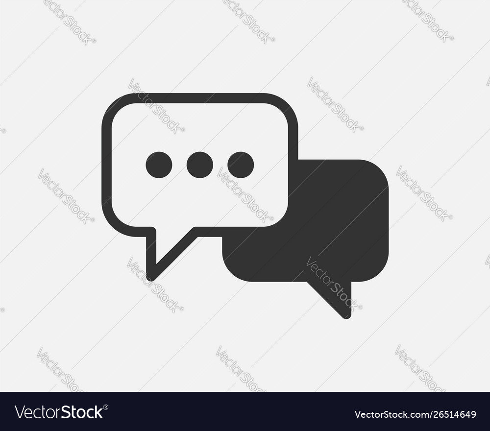 Talk bubble speech icon blank empty bubbles