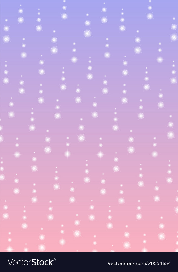 Sparkling dot line falling abstract background