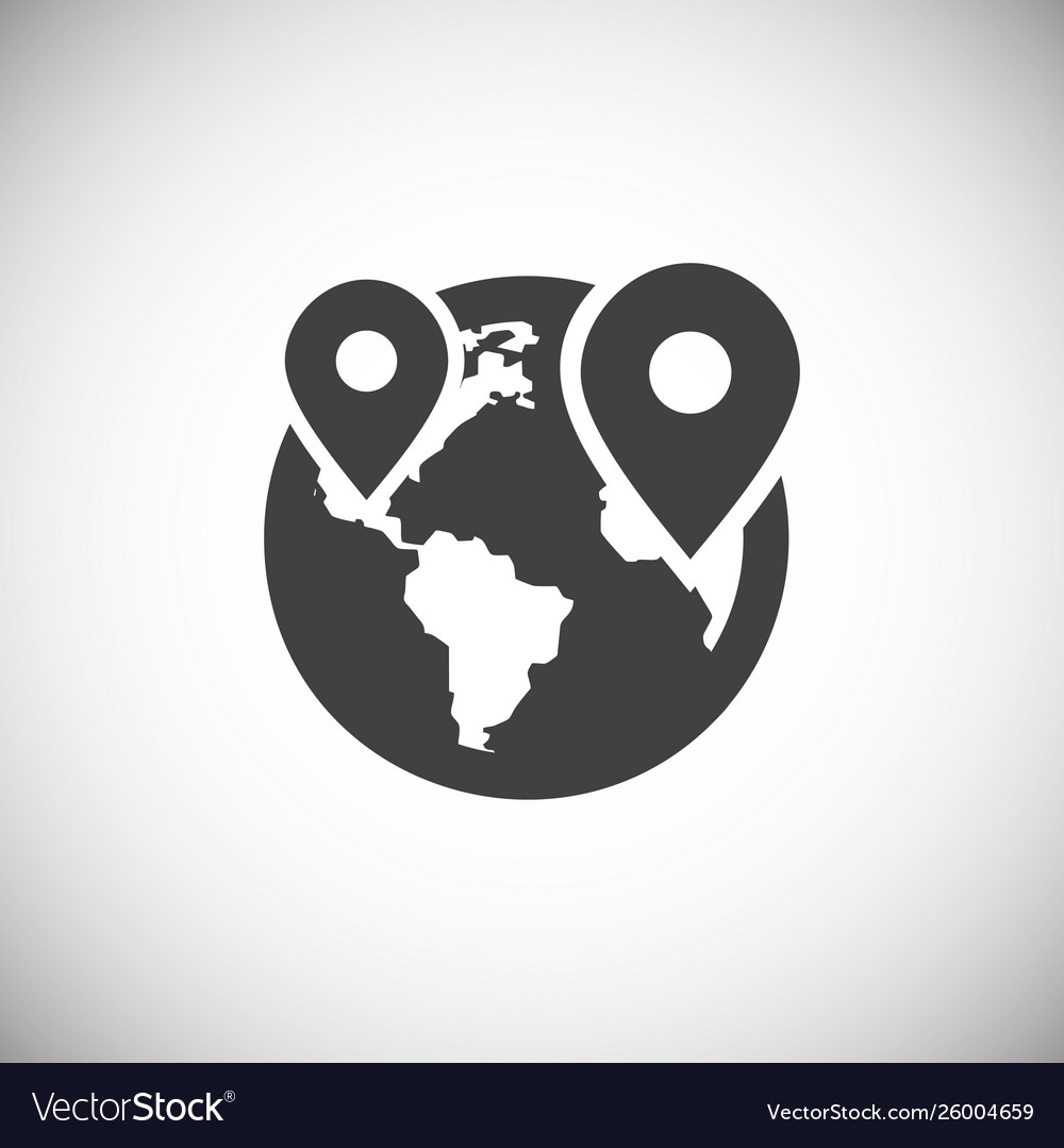 Geolocation related icon on background for graphic vector image Geolocation related icon on background for graphic