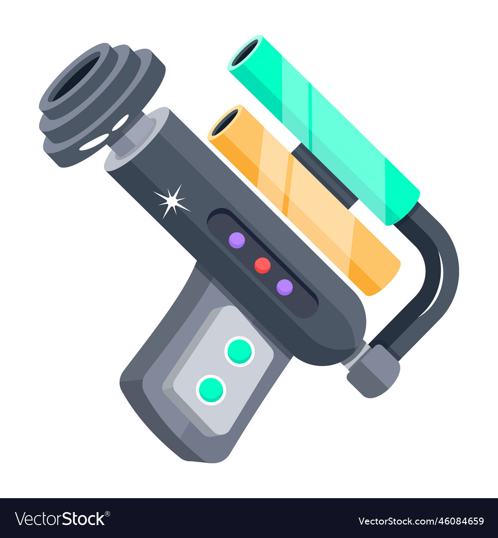 Toy blaster Royalty Free Vector Image - VectorStock