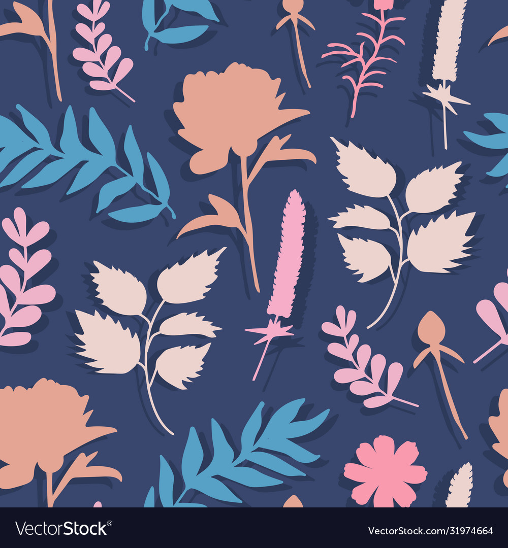 Abstract seamless pattern flower