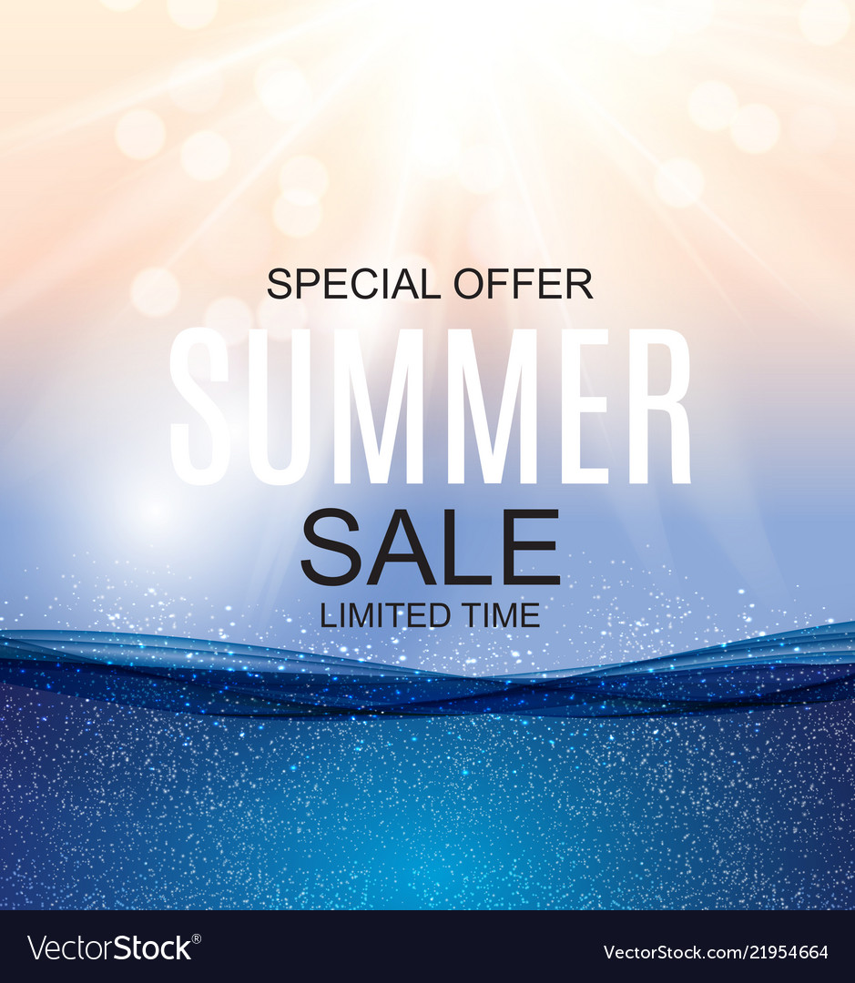 Summer sale concept background