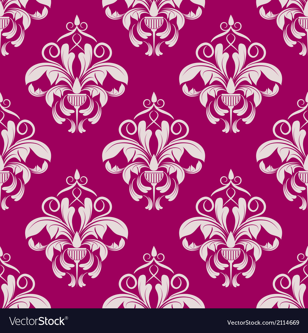 Damask wallpaper