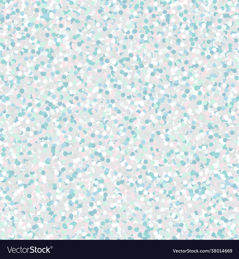 White glitter seamless pattern shiny party