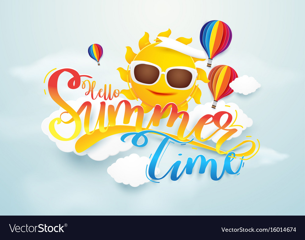 Free Vector  Flat background for summer season