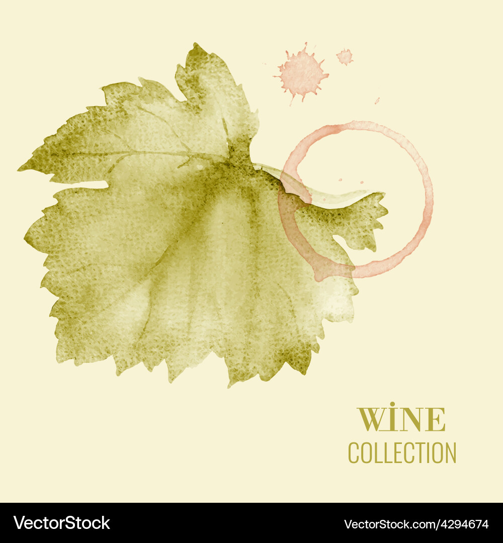 Wine list Royalty Free Vector Image - VectorStock