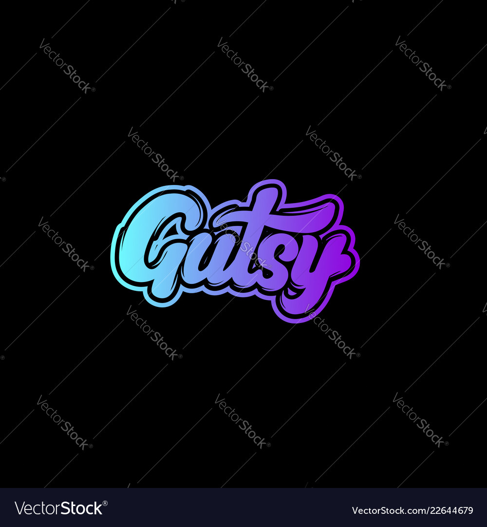 handwritten lettering template for card poster vector image