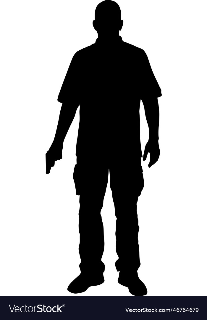 Pistol Royalty Free Vector Image - VectorStock