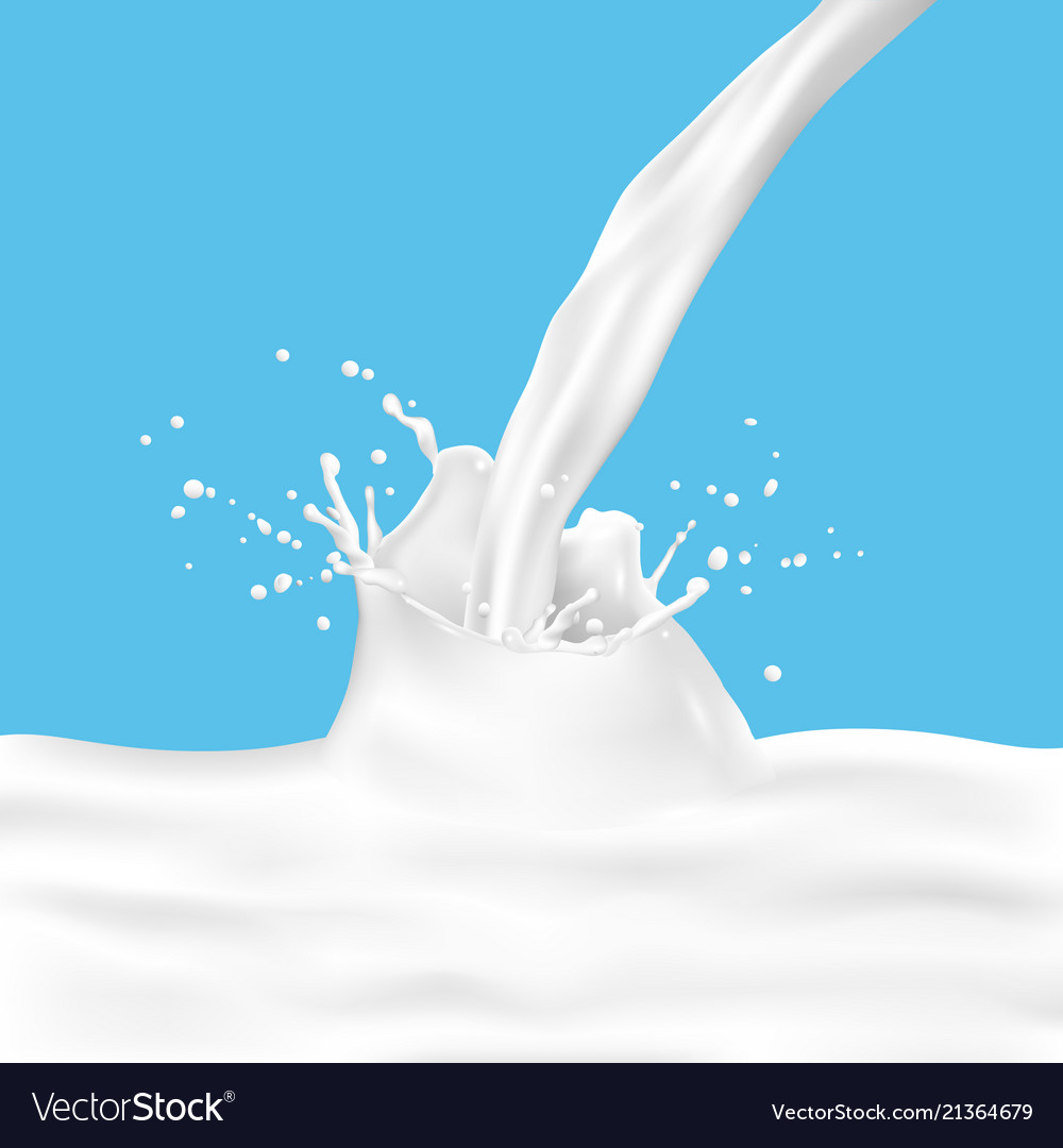 Premium Photo  Pouring milk or white liquid created splash