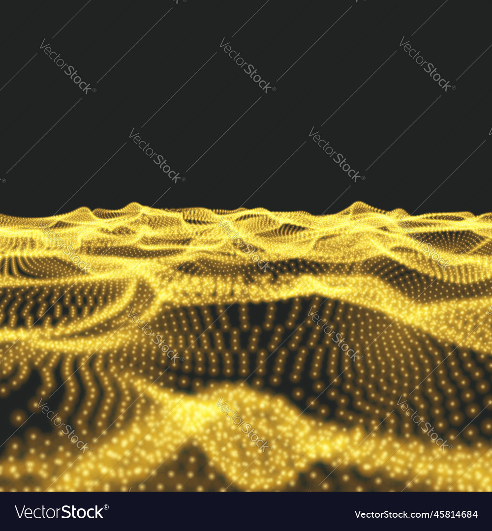 Abstract science or technology background grid vector image Abstract science or technology background grid